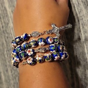 Memory rosary bracelet